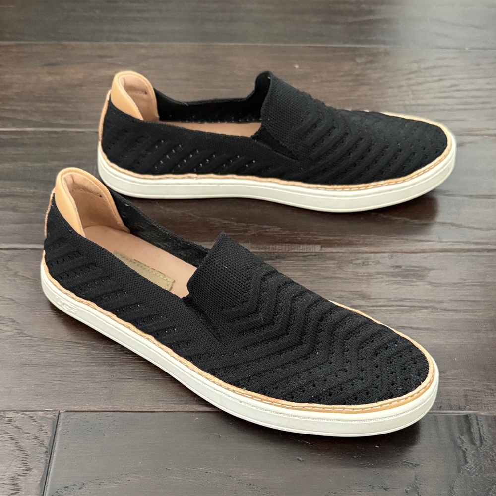 Black Slip-On Women's Shoes